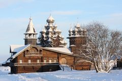 Кижский погост зимой